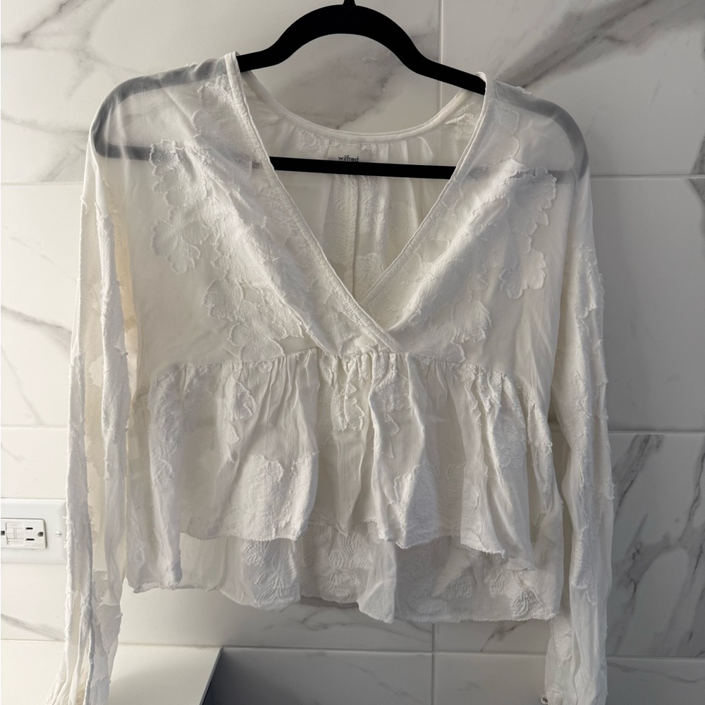 Wilfred white blouse